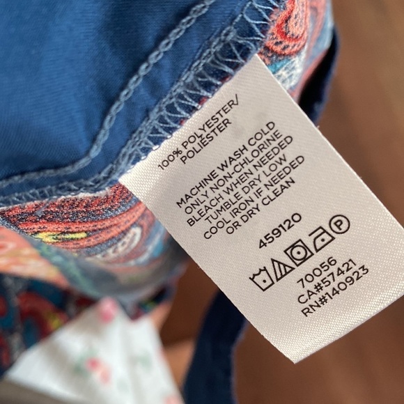 Paisley print loft shorts with tie waist - Picture 6 of 6